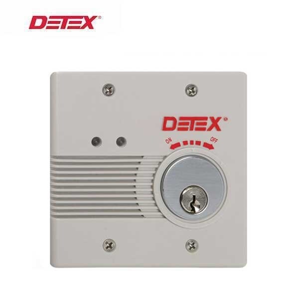 SURFACE MOUNT AC/DC POWERED ALARM, GRAY FINISH (STANDARD), EA-561 WARNING SIGN AND BACK BOX INCLUDED